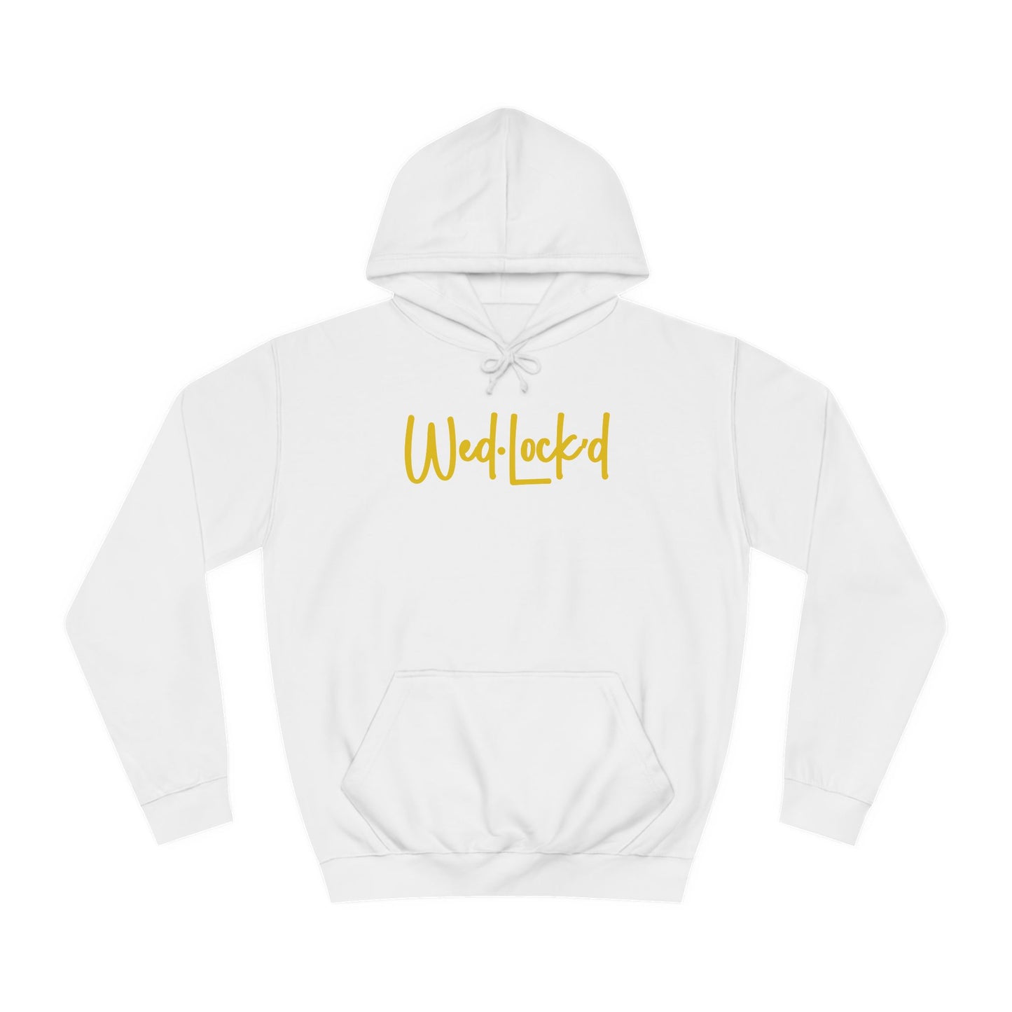 WedLock'd Script Unisex College Hoodie