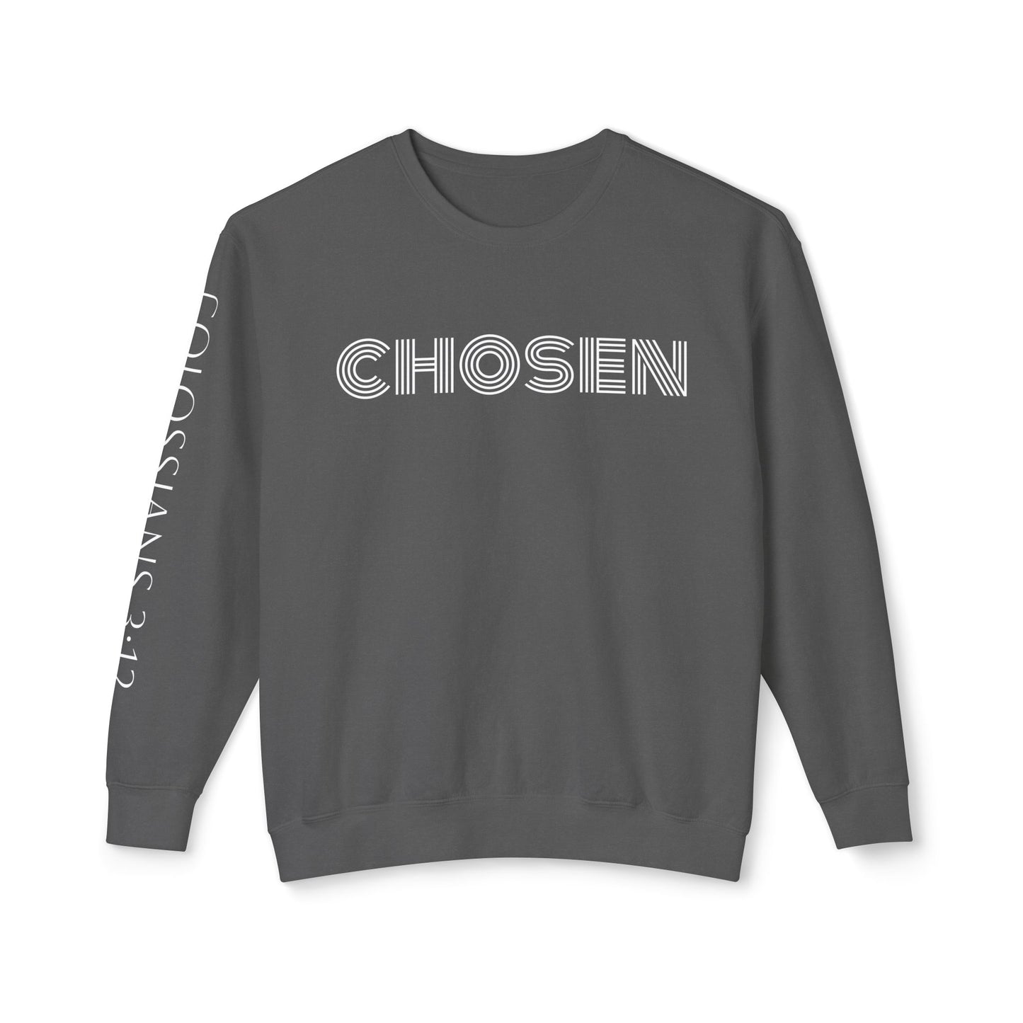 Chosen: Colossians 3:12 Unisex Lightweight Crewneck Sweatshirt