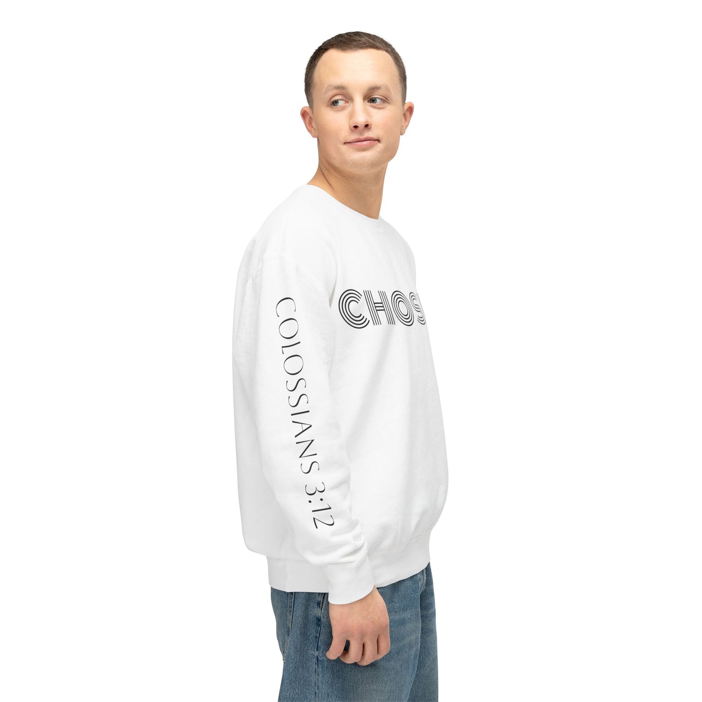 Chosen: Colossian 3:12 Unisex Lightweight Crewneck Sweatshirt