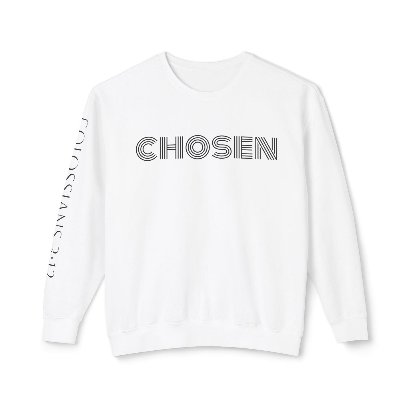 Chosen: Colossian 3:12 Unisex Lightweight Crewneck Sweatshirt