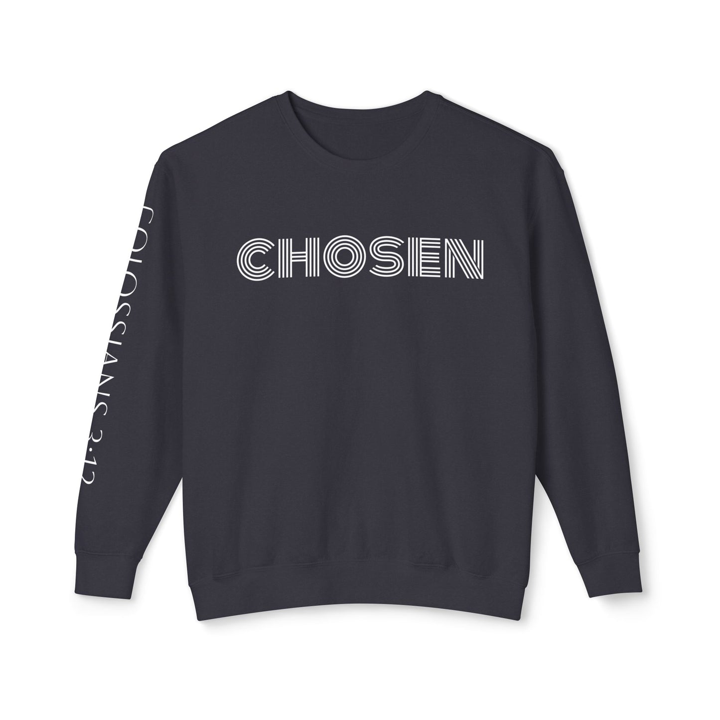 Chosen: Colossians 3:12 Unisex Lightweight Crewneck Sweatshirt