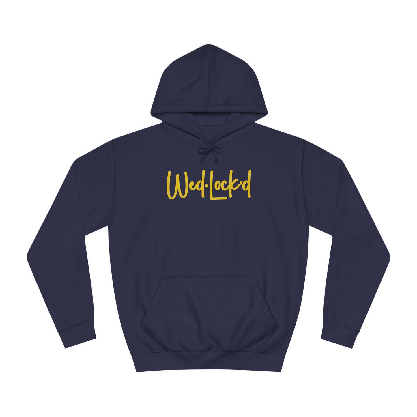 WedLock'd Script Unisex College Hoodie