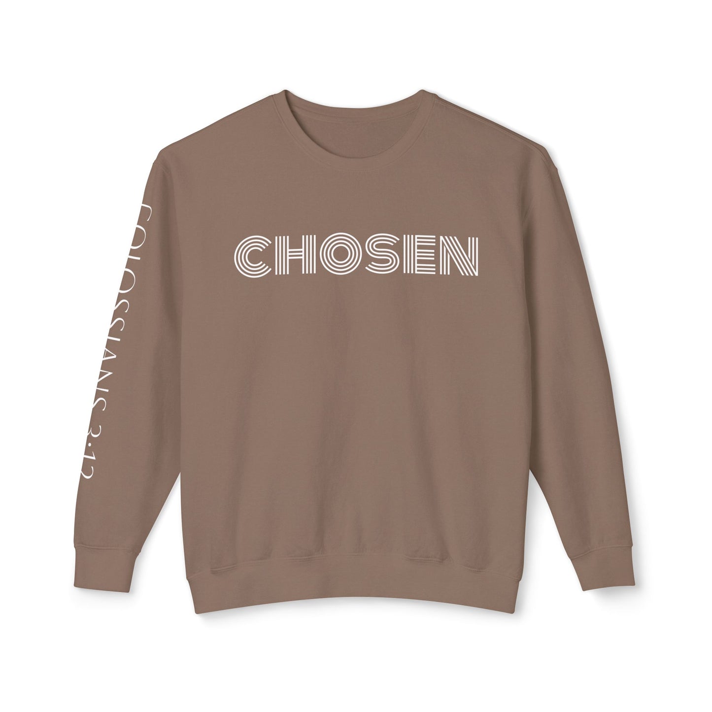 Chosen: Colossians 3:12 Unisex Lightweight Crewneck Sweatshirt