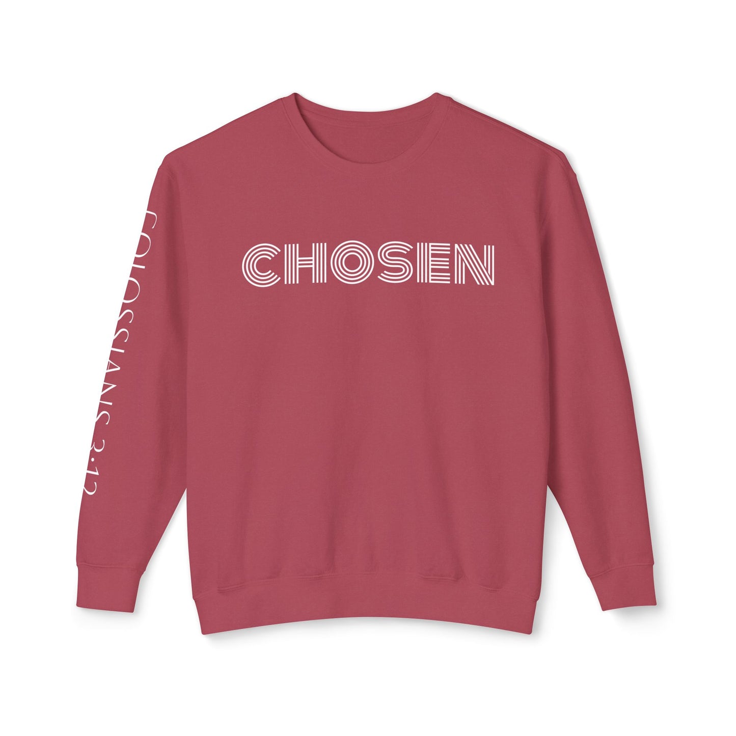 Chosen: Colossians 3:12 Unisex Lightweight Crewneck Sweatshirt