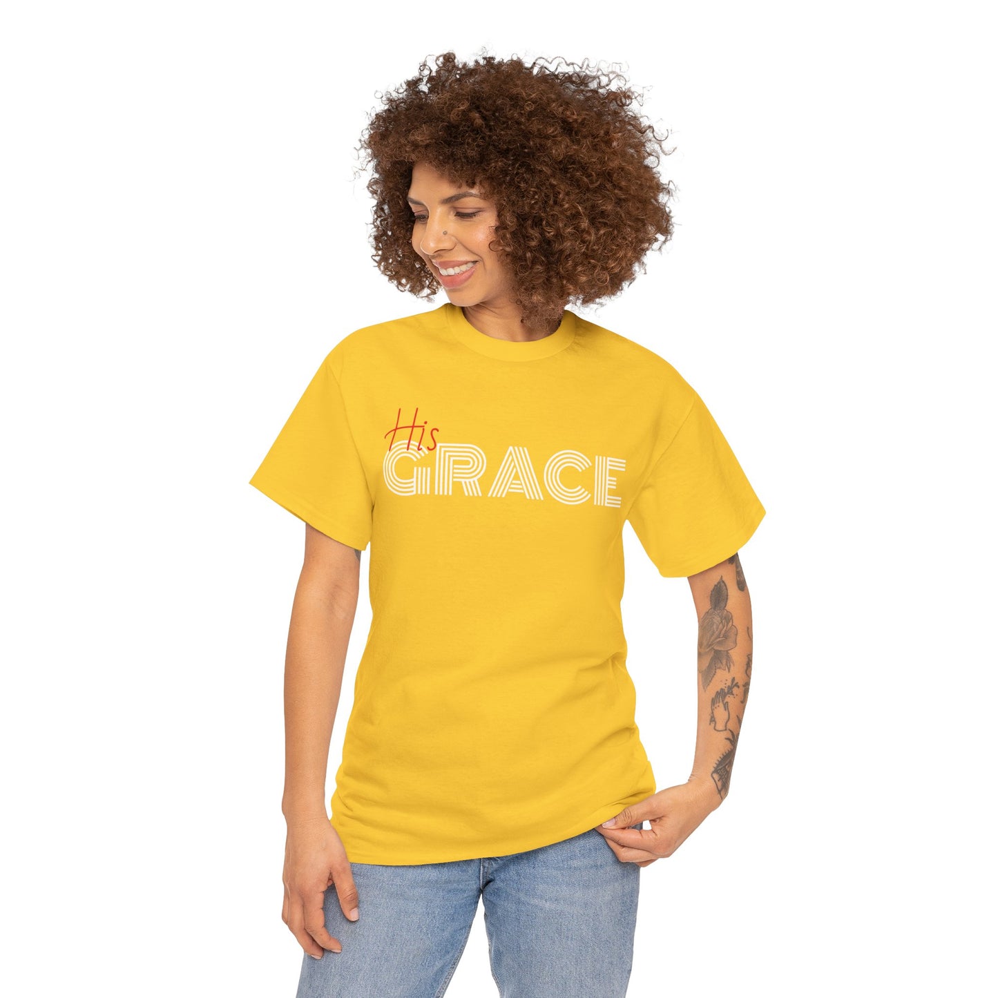 His Grace Unisex Heavy Cotton Tee