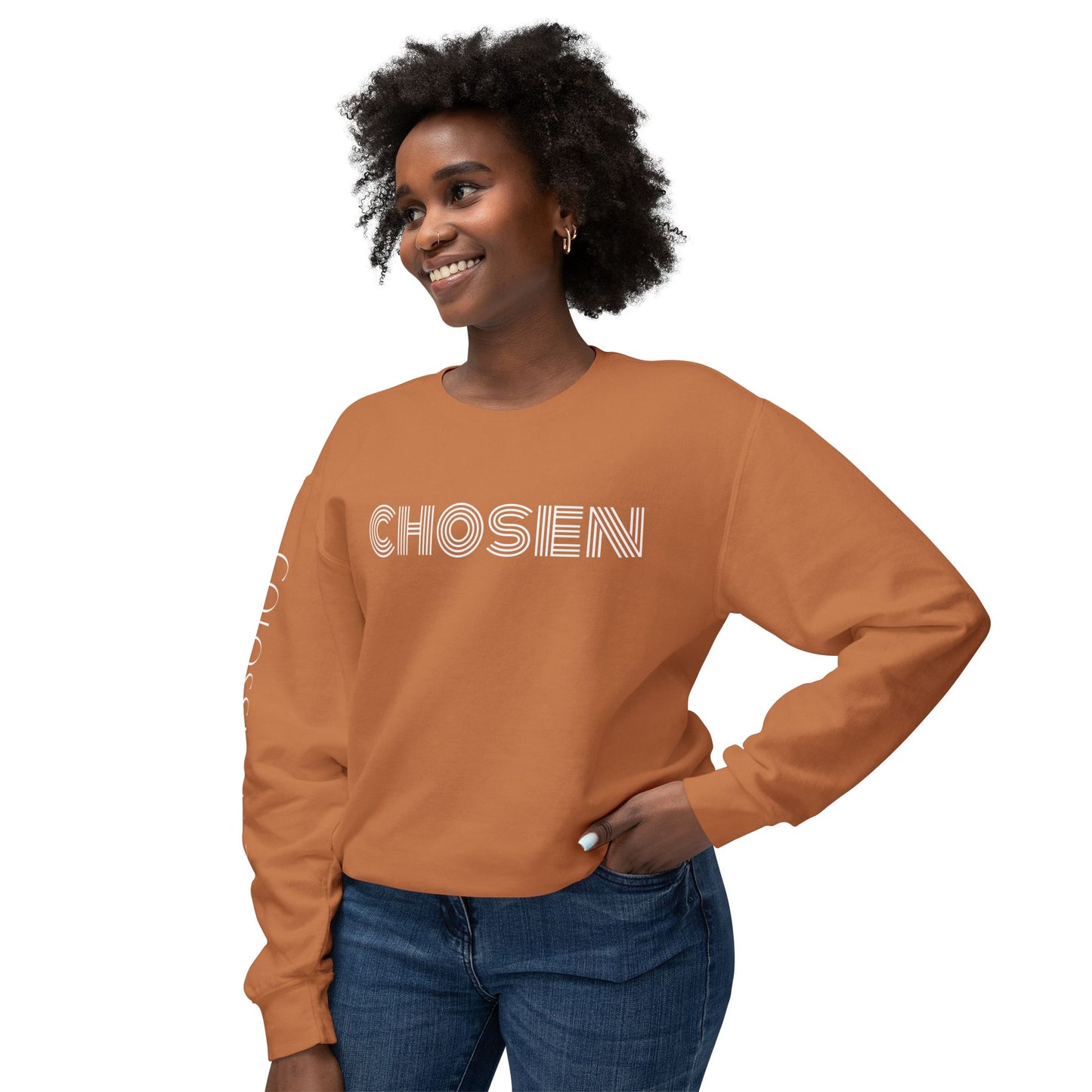 Chosen: Colossians 3:12 Unisex Lightweight Crewneck Sweatshirt