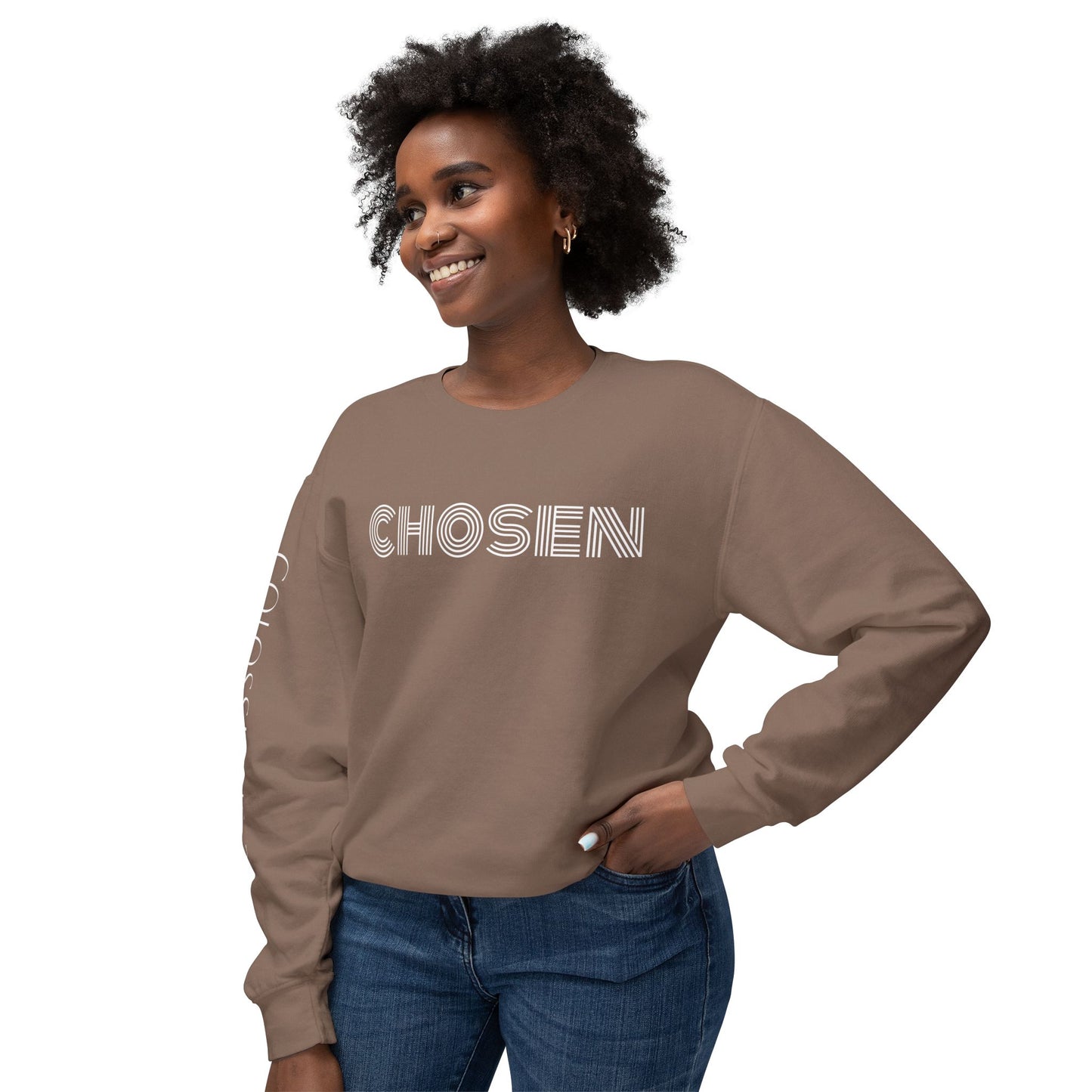 Chosen: Colossians 3:12 Unisex Lightweight Crewneck Sweatshirt