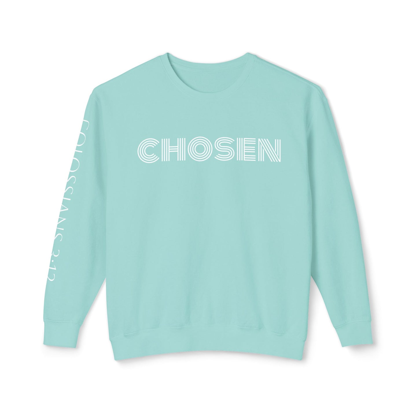 Chosen: Colossians 3:12 Unisex Lightweight Crewneck Sweatshirt