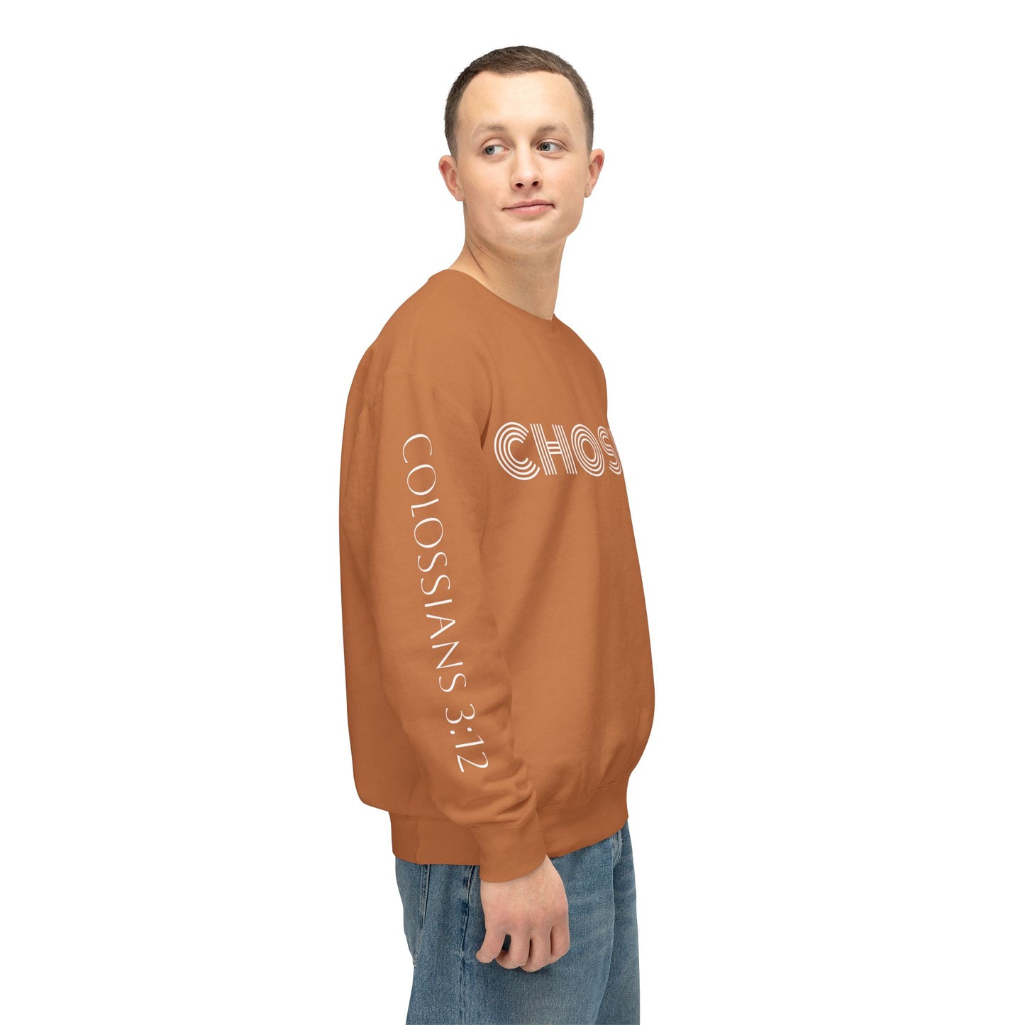 Chosen: Colossians 3:12 Unisex Lightweight Crewneck Sweatshirt