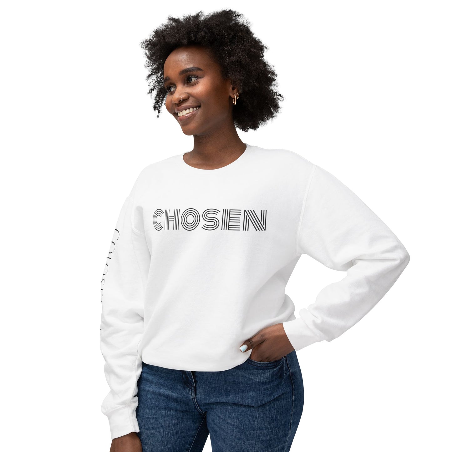 Chosen: Colossian 3:12 Unisex Lightweight Crewneck Sweatshirt